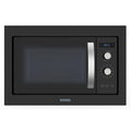 Micro-ondas de Embutir Tramontina Glass Cook 60 25 L em Vidro Temperado Preto 8 Funções
