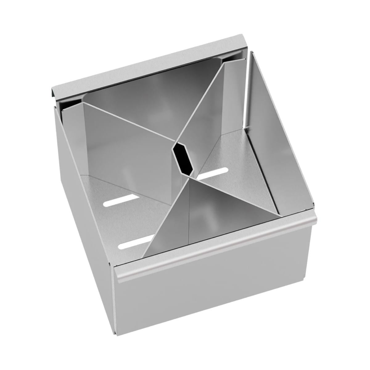 Porta Talheres Tramontina em Aço Inox Acetinado para Canal Organizador