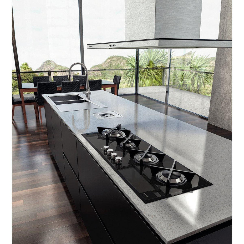 Coifa de Ilha Tramontina Slim Isla 90 em Aço Inox com Acabamento Scotch Brite 90 cm 220 V