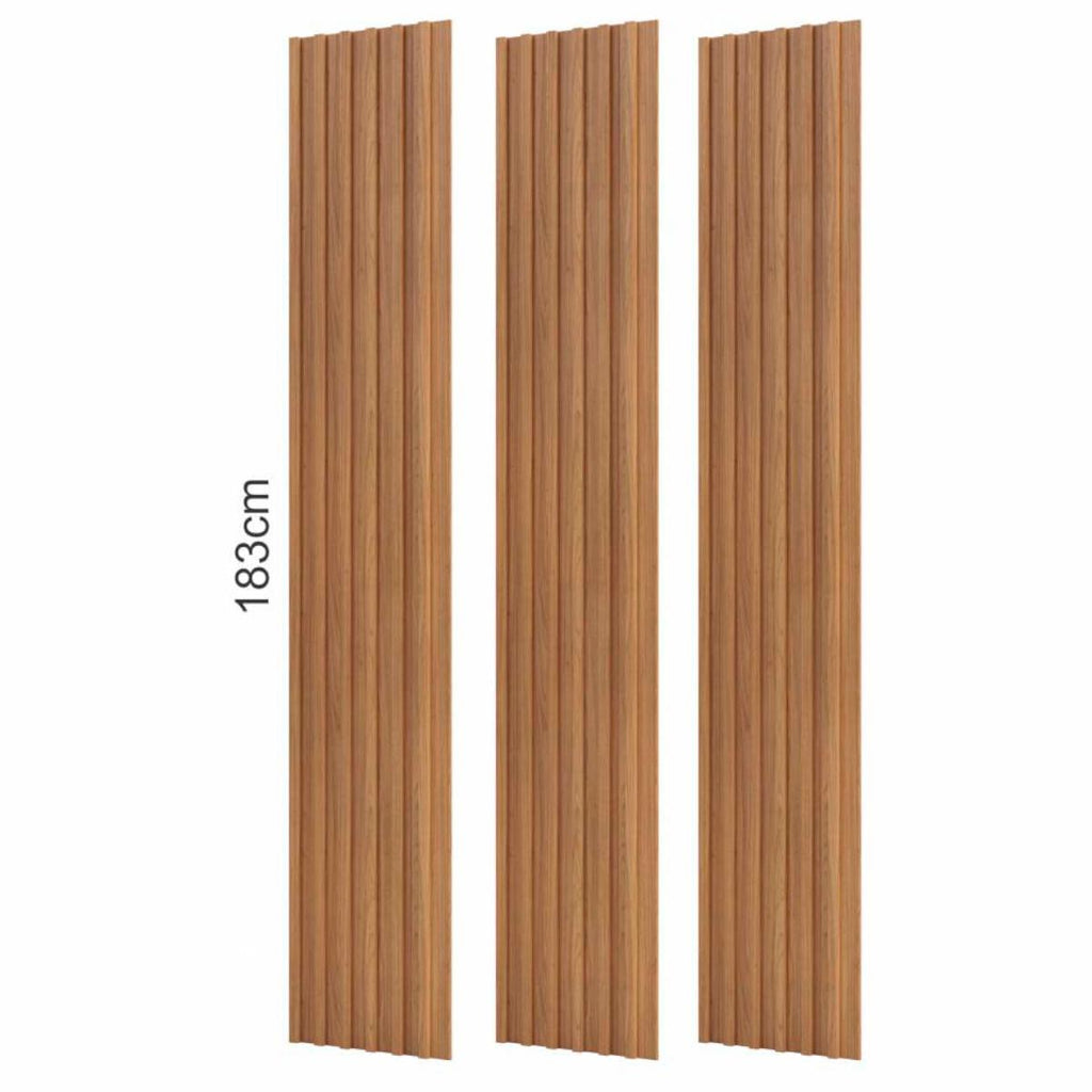 Painel Ripado em MDF 134x183 cm Freijó PA73JJ Dalla Costa