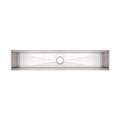 Canal Organizador em Aço Inox Tramontina para Sobrepor com Acabamento Scotch Brite 90x18 cm
