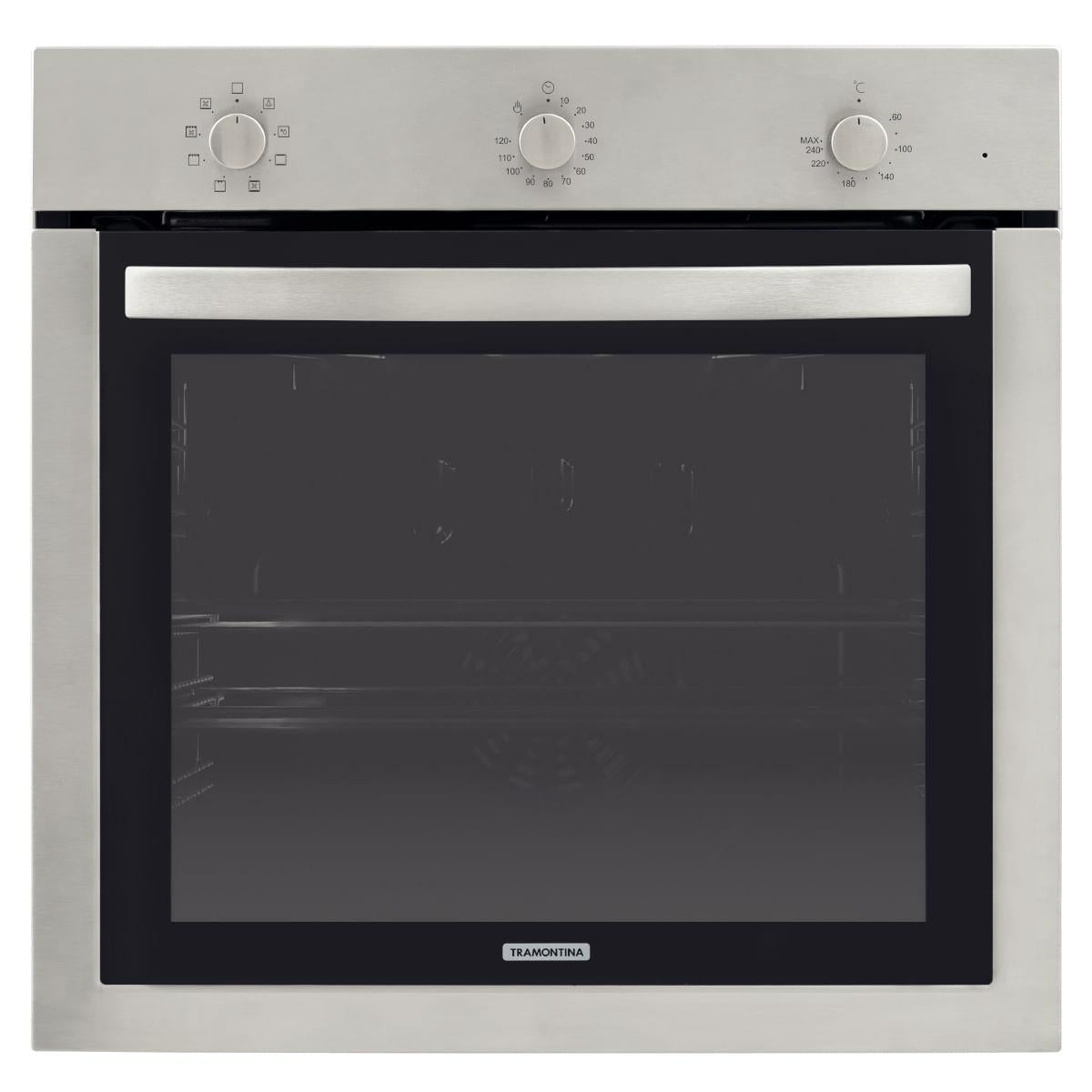 Forno Elétrico de Embutir Tramontina Cook em Aço Inox 7 Funções 73 Litros 220V