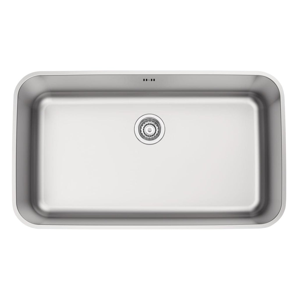 Cuba de Embutir Tramontina Dora 70 BL R6 em Aço Inox Acetinado 70x40x20 cm e Válvula com Escape