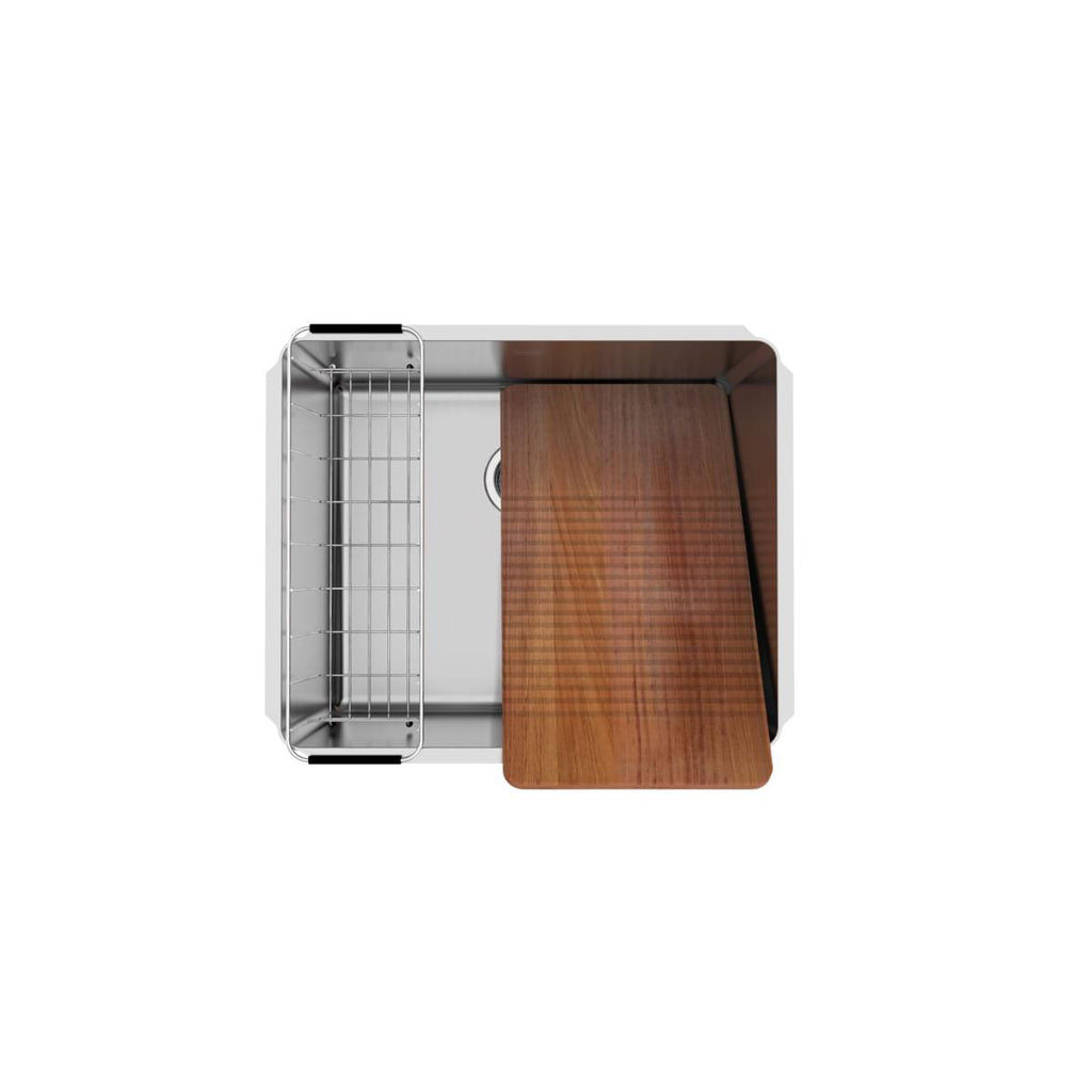 Tanque de Embutir Tramontina Jumbo 91 Litros em Aço Inox 60 x 50 cm