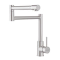 Misturador Monocomando Articulado Tramontina Flexion em Aço Inox e Acabamento Scotch Brite