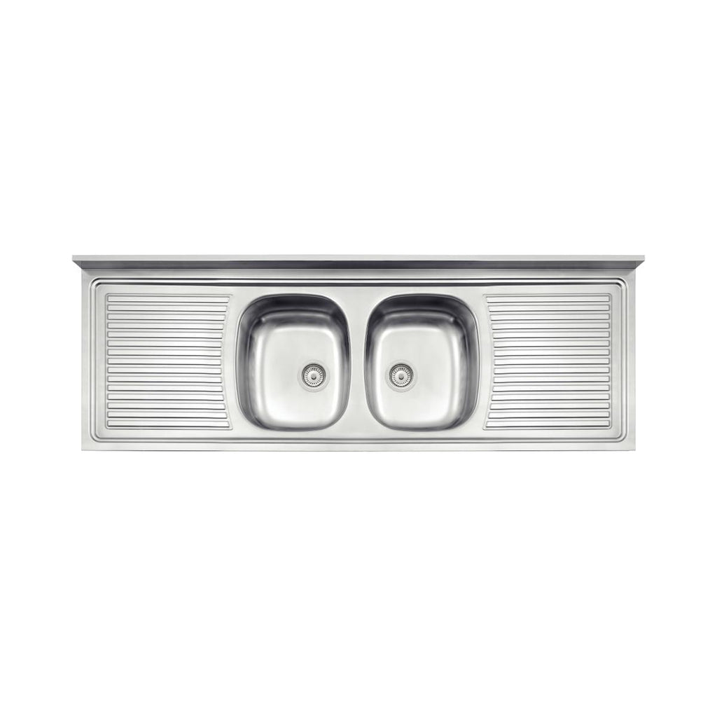 Pia de Apoio Tramontina Ribon 2C 34 em Aço Inox 160 x 55 cm