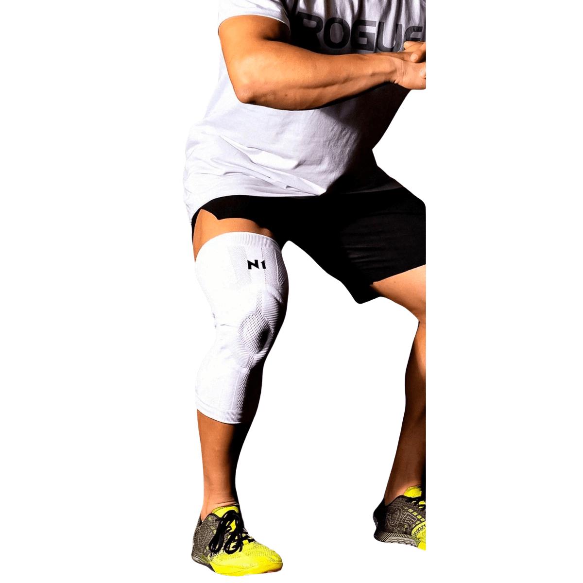 Joelheira PRO Knit 3D N1 Sport Branco Tamanho M
