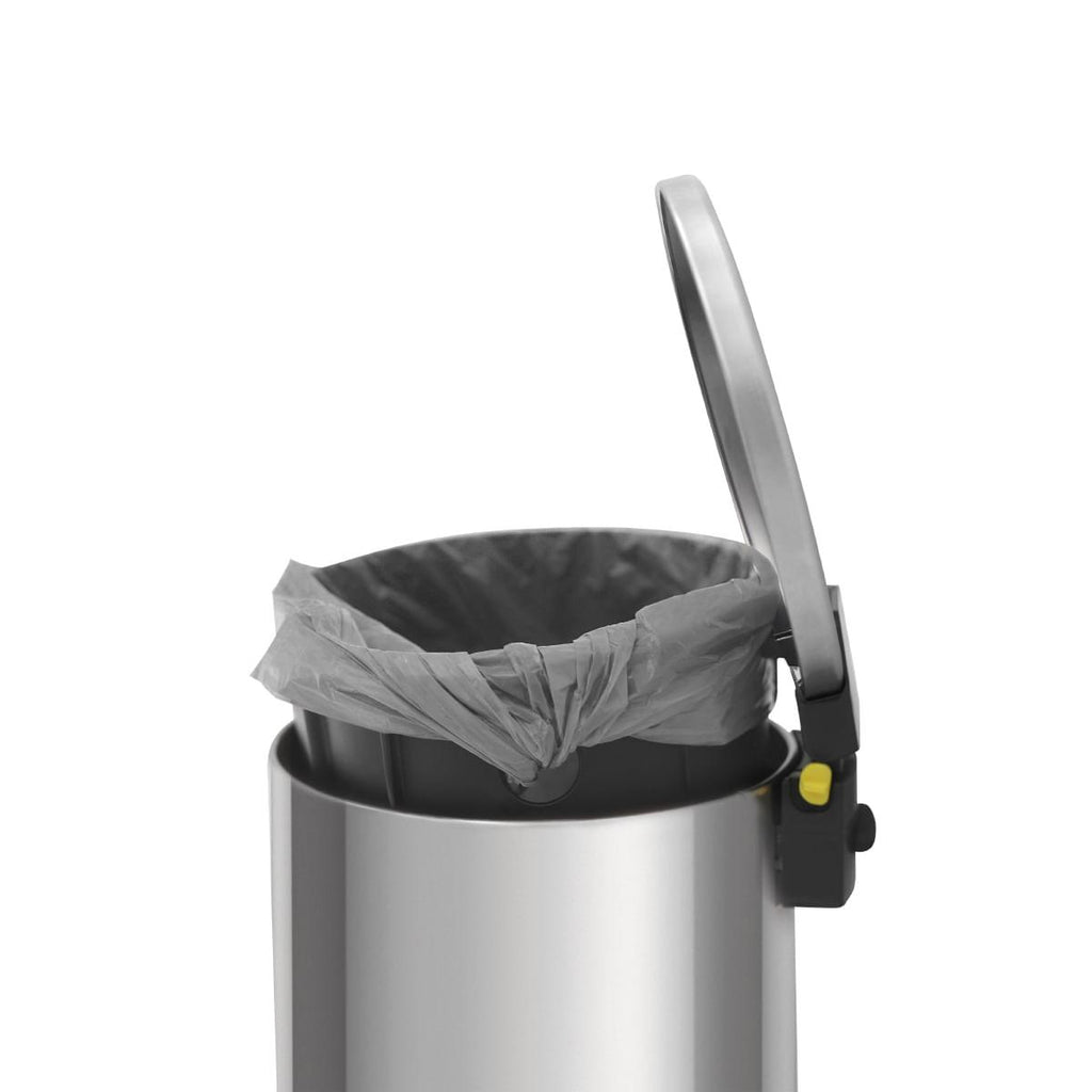 Lixeira com Pedal Tramontina Loop Aço Inox Polido 3 Litros
