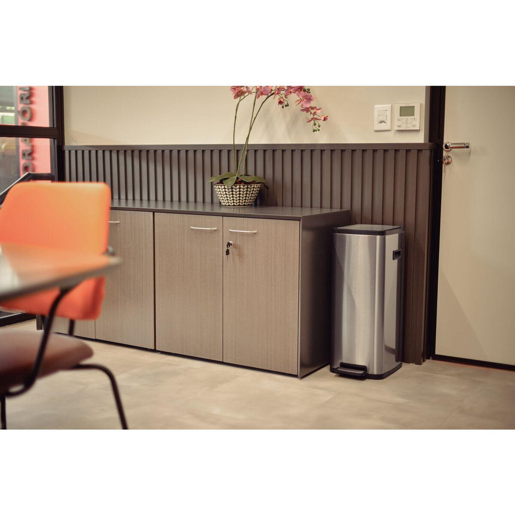Lixeira Tramontina Octos 20 Litros em Aço Inox com Balde Removível e Pedal