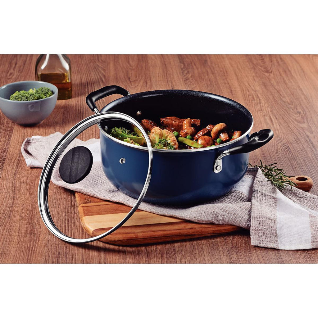 Caçarola Tramontina Tunis em Alumínio 20 cm 2,9 L Cerâmico Azul Mediterrâneo