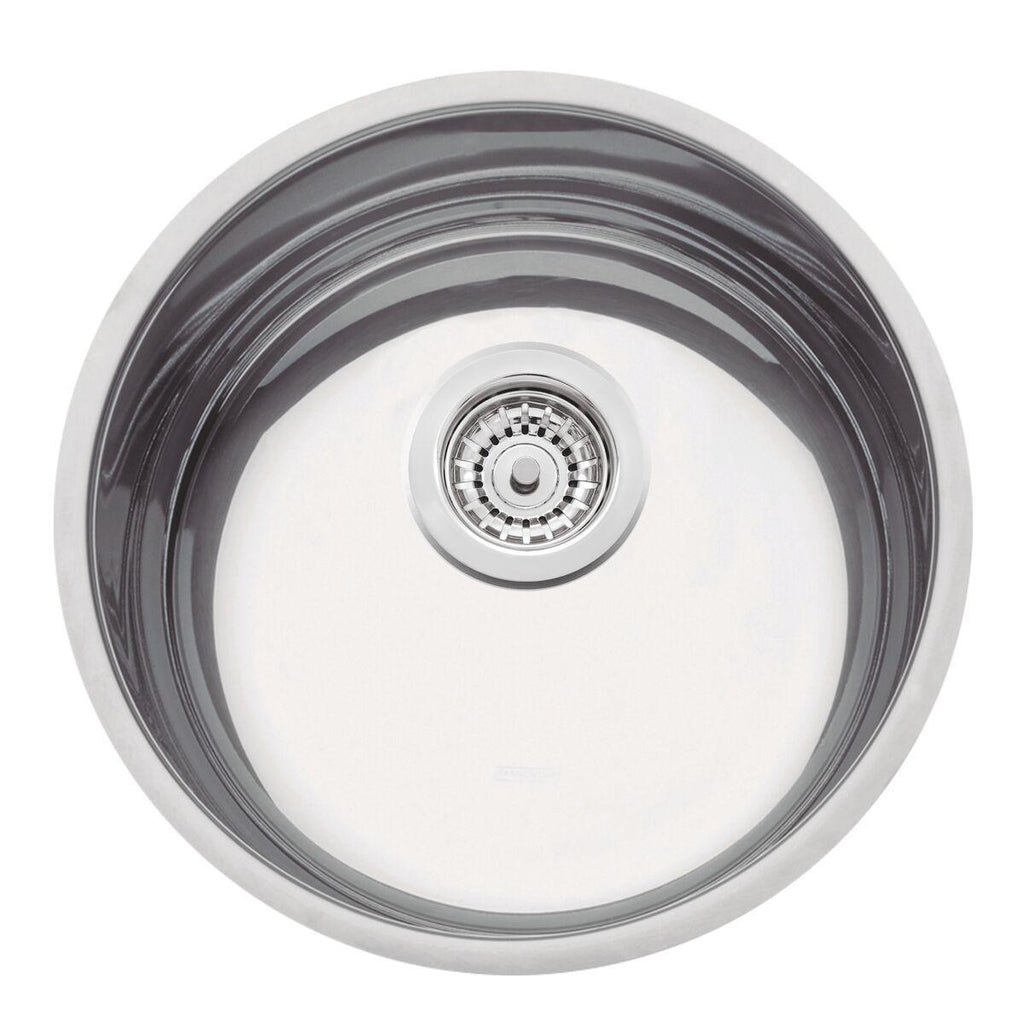 Cuba de Embutir Tramontina Luna 35 BL Prime em Aço Inox  Alto Brilho 35 cm