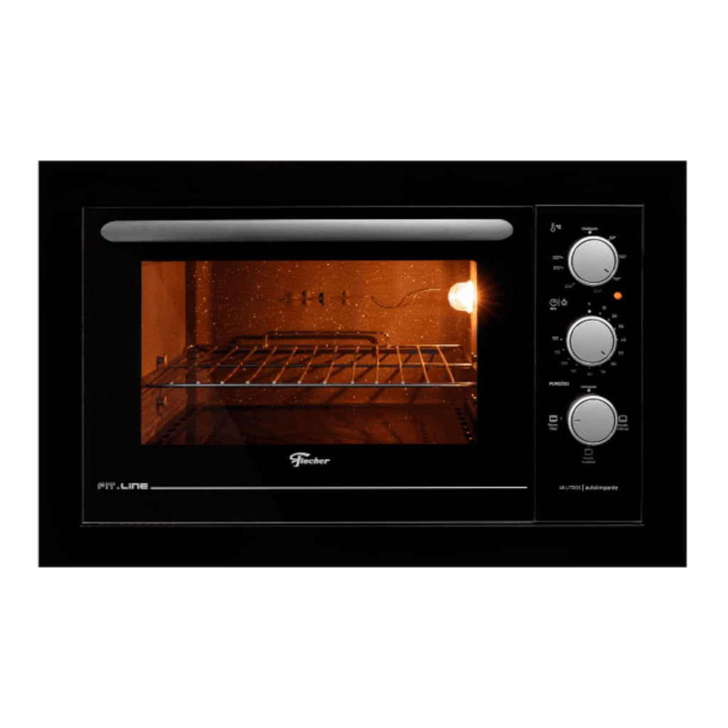 Forno Elétrico de Embutir Fischer Fit Line 48 litros 127V