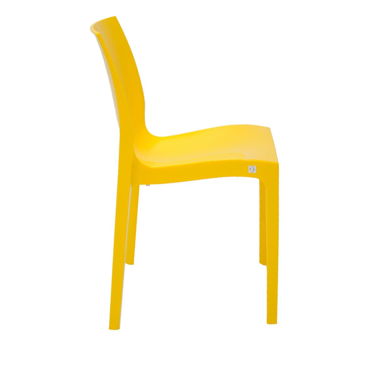 Cadeira Tramontina Alice Polida em Polipropileno Amarelo
