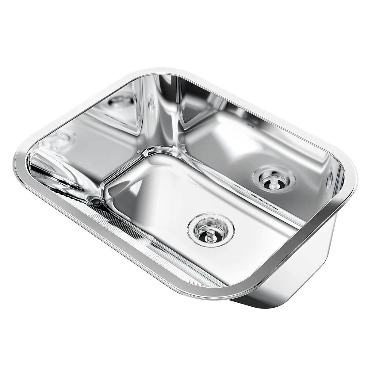 Tanque Docol 32 Litros em Aço Inox Alto Brilho 50x40 cm