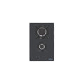 Cooktop a Gás Tramontina Dominó 2GG 30 em Vidro Temperado Preto 2 Queimadores