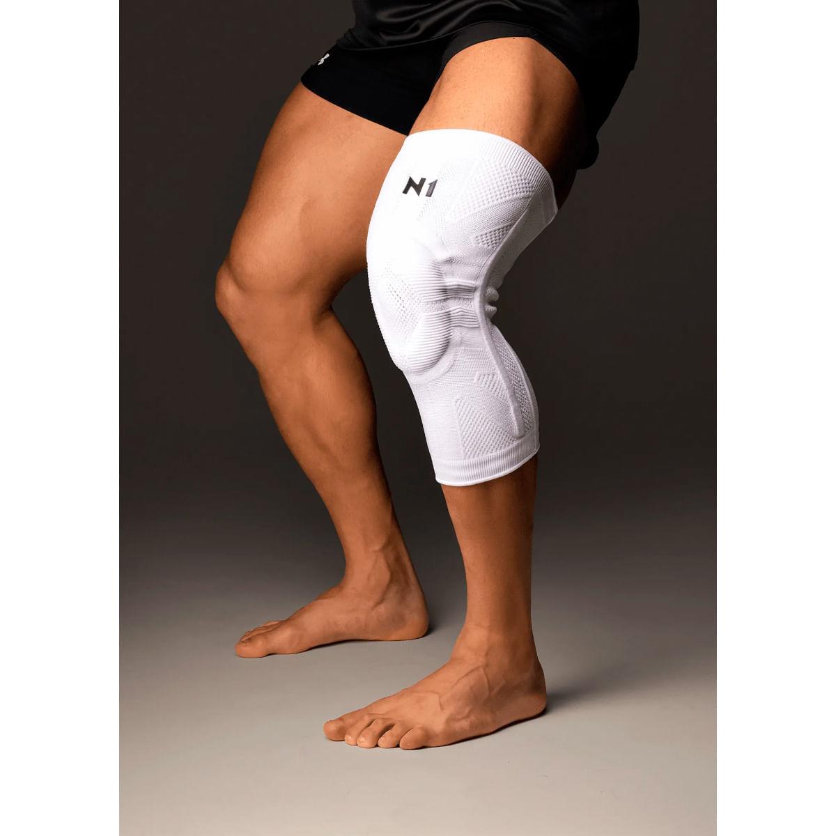 Joelheira PRO Knit 3D N1 Sport Branco Tamanho P
