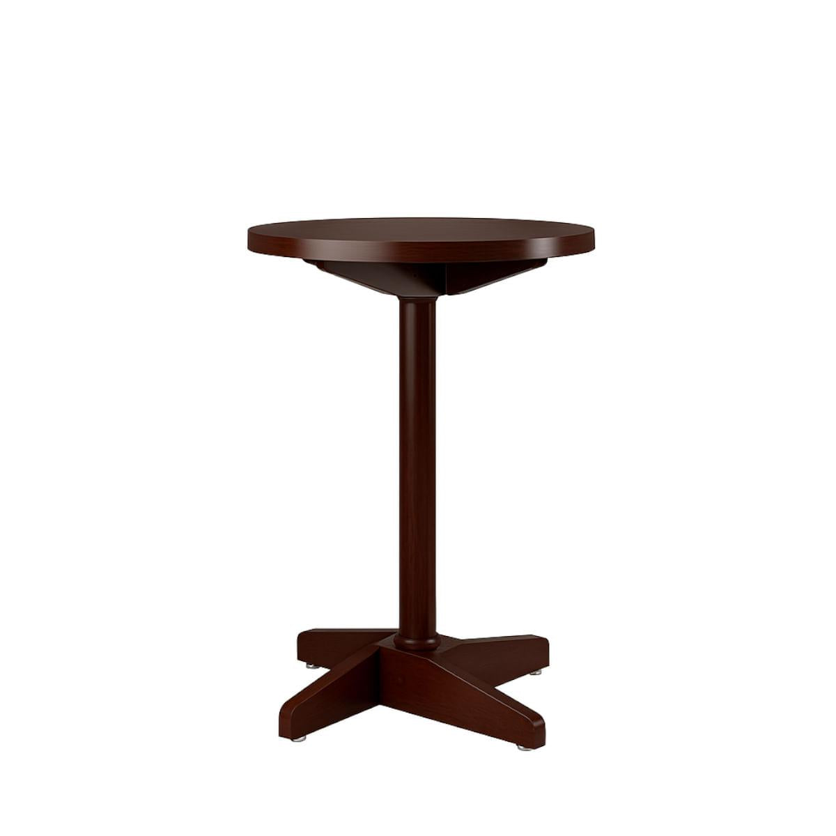 Mesa Bar Baixa Piratini 60x77cm em Madeira Maciça Castanho Acetinado