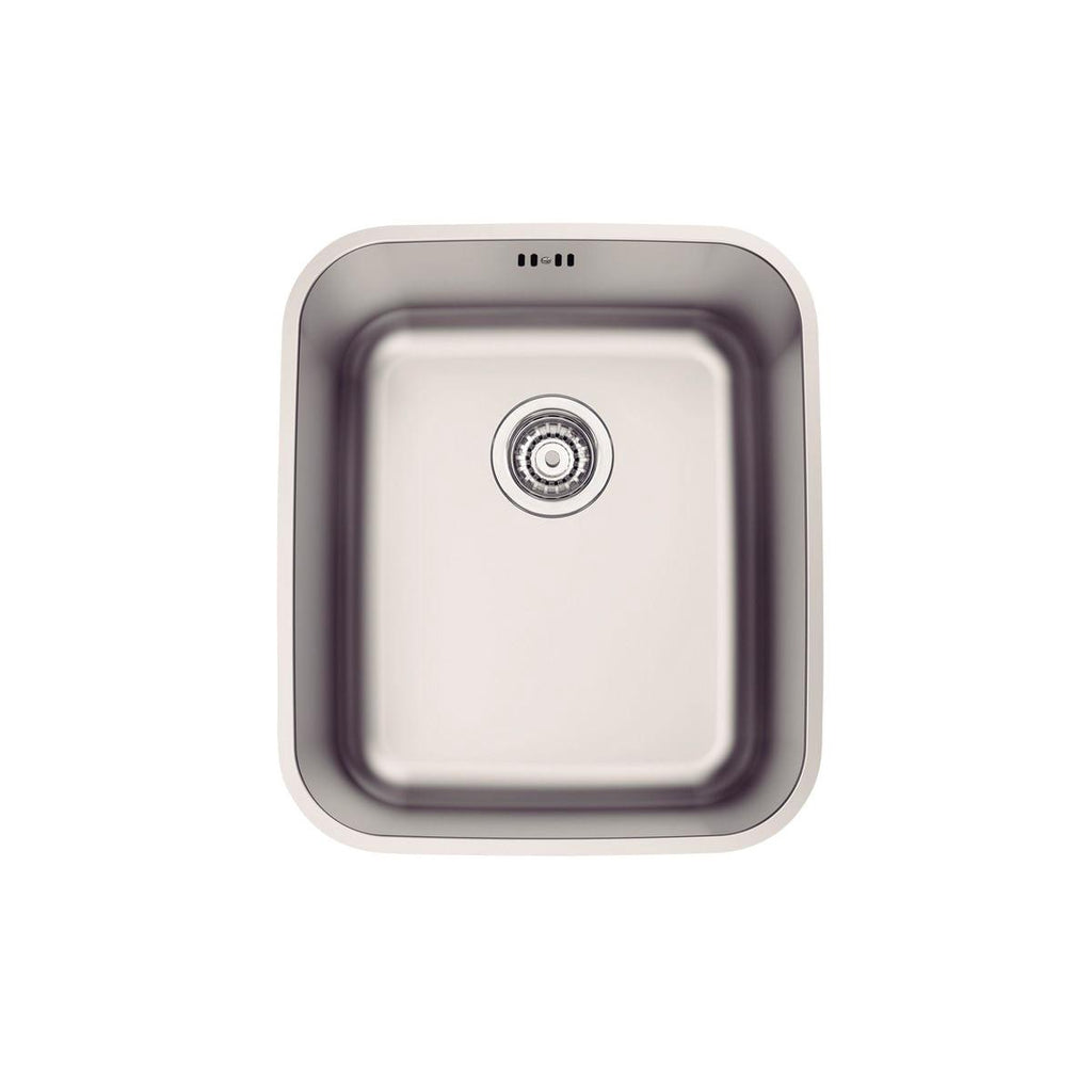 Cuba de Embutir Tramontina 34 x 40 cm Dora 34 BL em Aço Inox Acetinado com Válvula e Escape