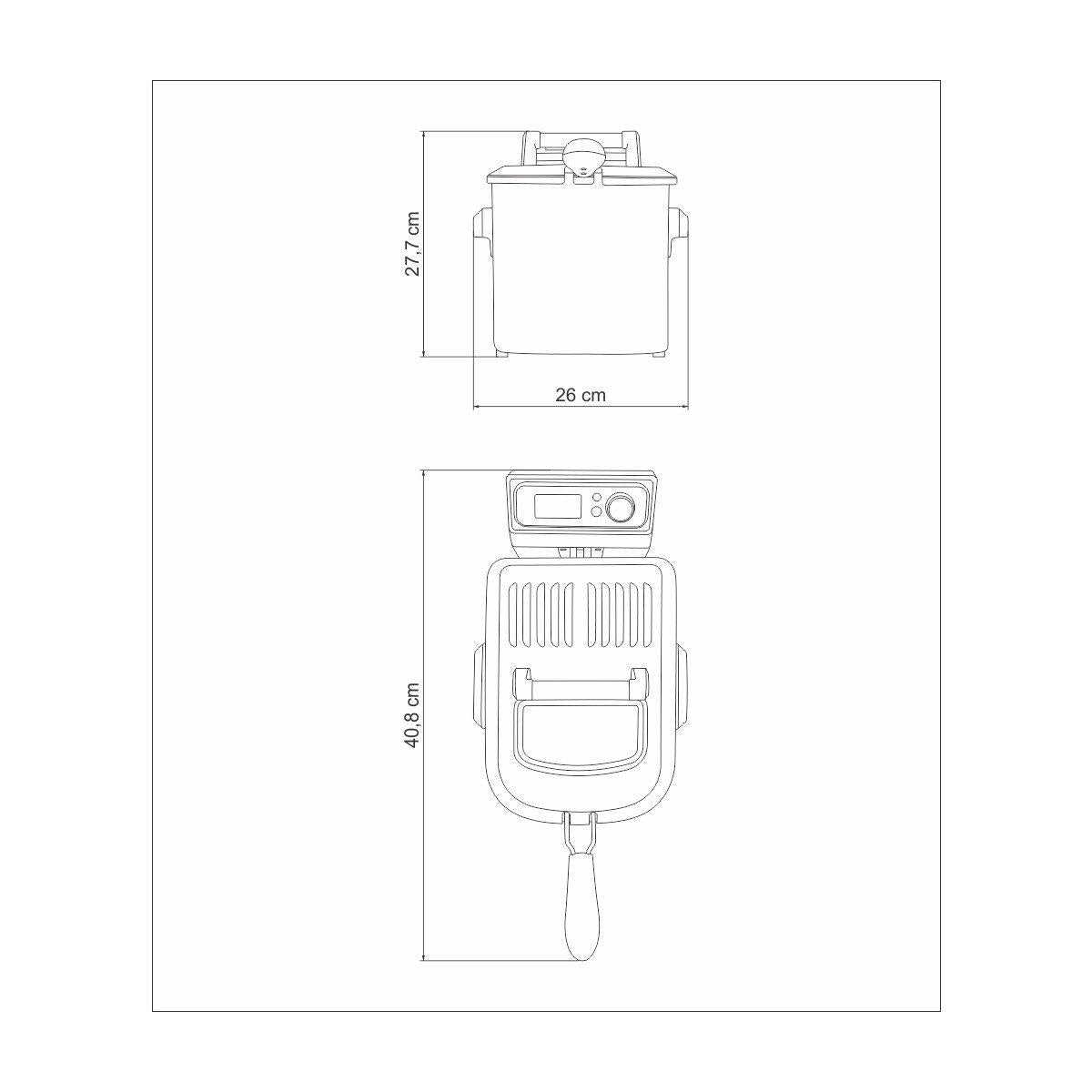 Fritadeira Elétrica Tramontina by Breville Smart em Aço Inox 7 Funções 4 L 220 V