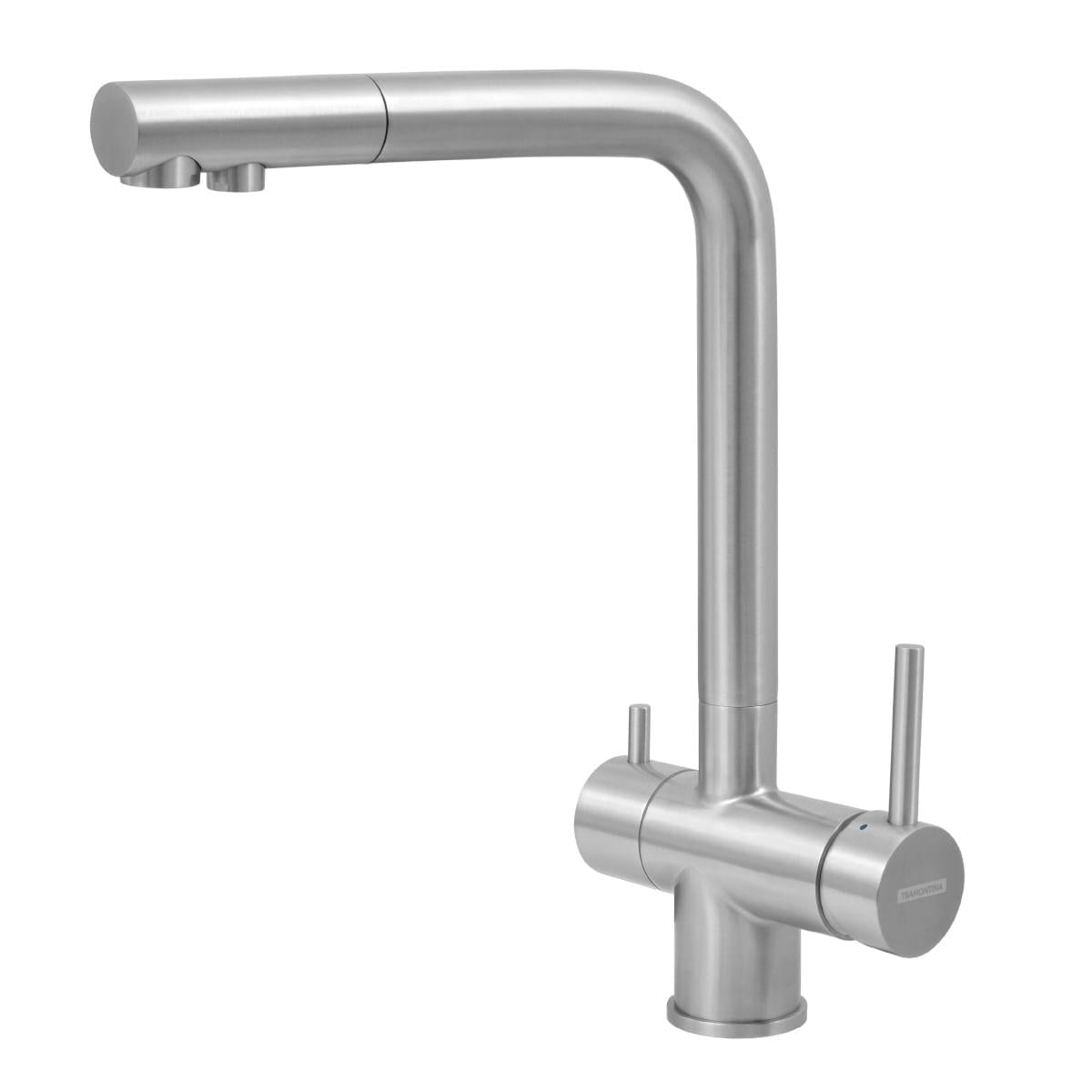 Monocomando Tramontina Monde Filter Ultra em Aço Inox com Saída Adicional para Água Filtrada + Filtro