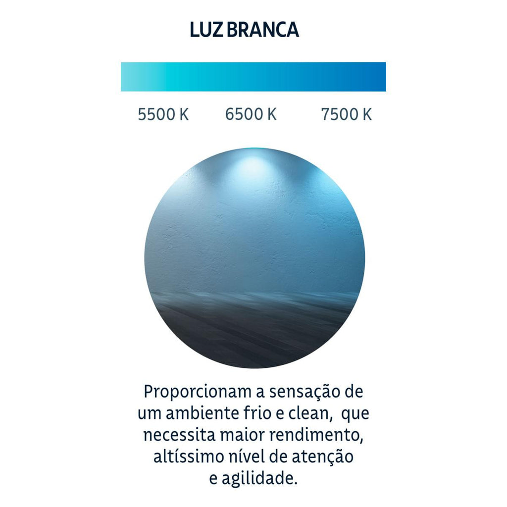 Lâmpada LED Tramontina Alta Potência Base E27 50 W Bivolt 6500 K Luz Branca