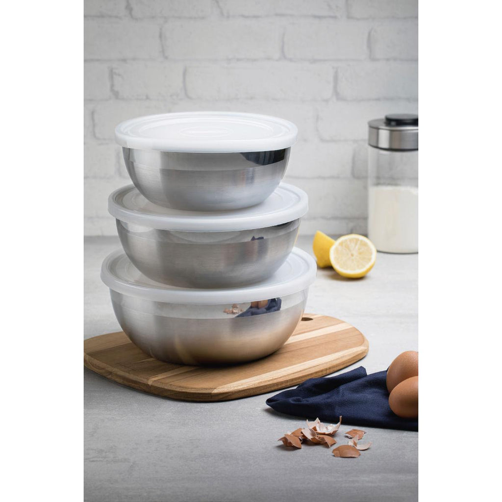 Pote Tramontina Freezinox Redondo em Aço Inox com Tampa Plástica 20 cm 2,2 L