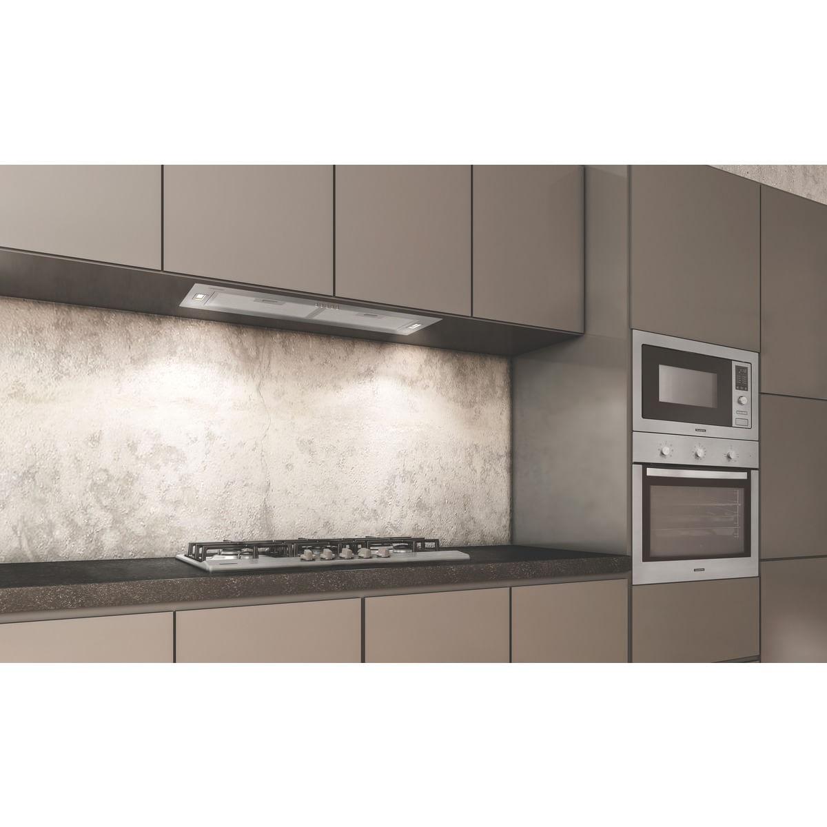 Coifa de Embutir Tramontina Incasso Retangular em Aço Inox 75 cm 220 V