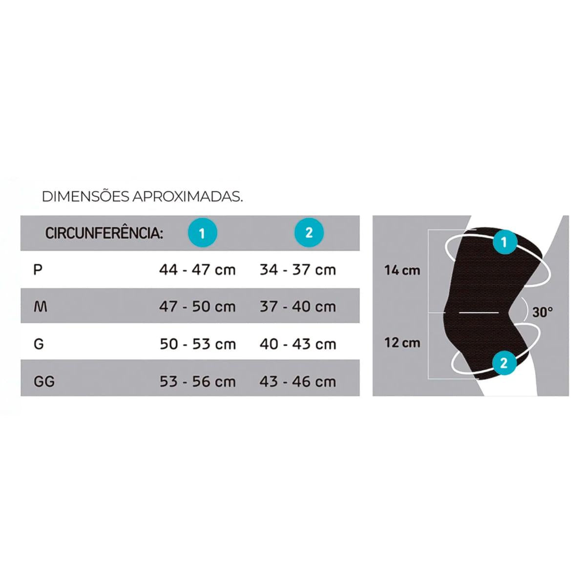 Joelheira PRO Knit 3D N1 Sport Preto