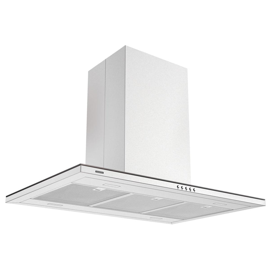 Coifa de Ilha Tramontina Slim Isla 90 em Aço Inox com Acabamento Scotch Brite 90 cm 220 V