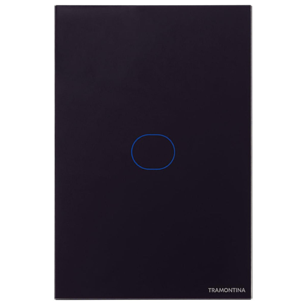 Interruptor Touch Wi-Fi Smart Tramontina Preto com 1 Canal