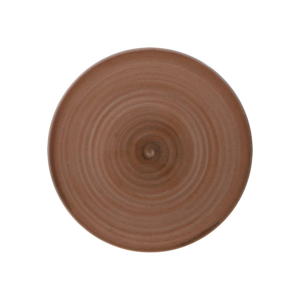 Prato Raso Tramontina Paraty Mocha em Porcelana 25 cm