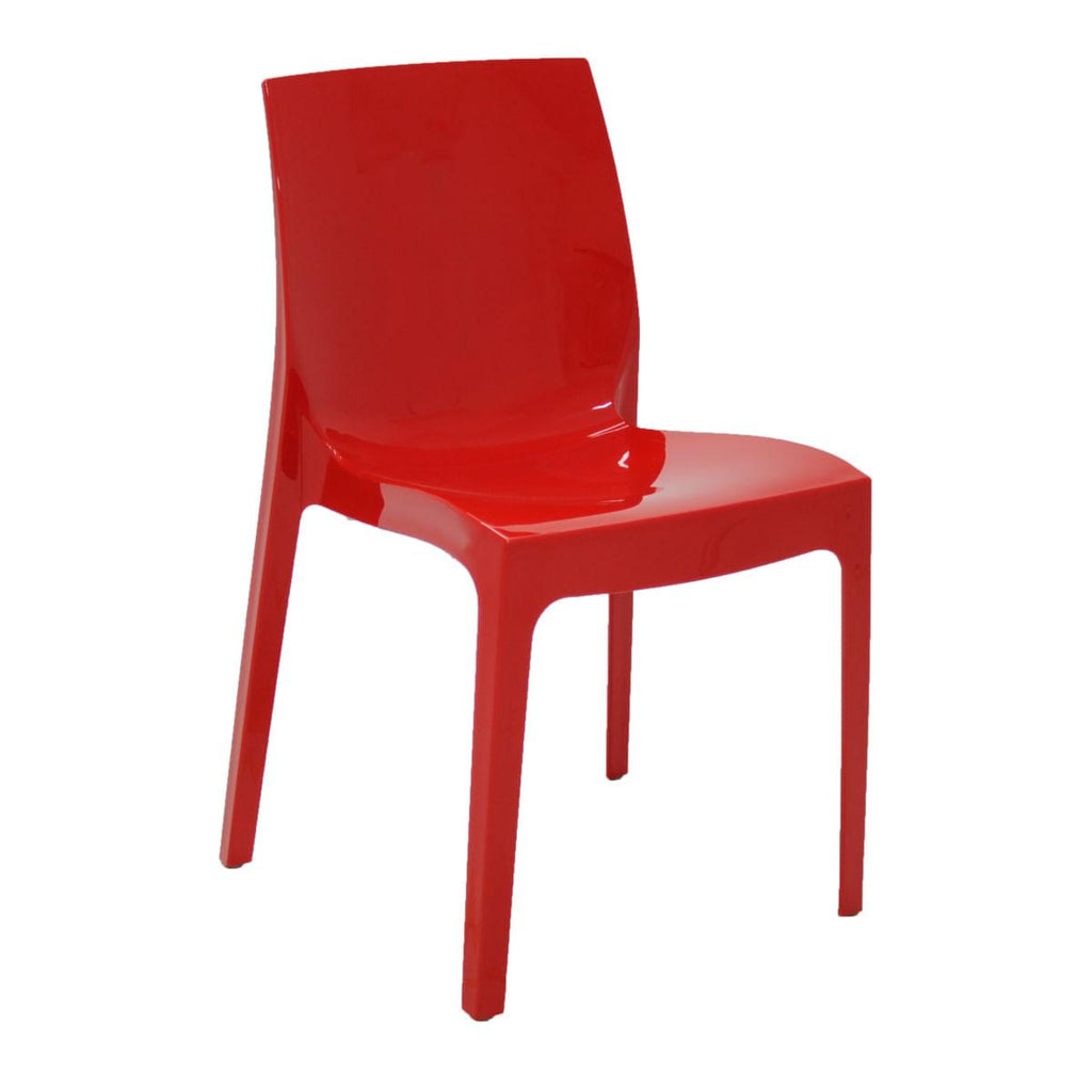 Cadeira Tramontina Alice Brilho em Polipropileno Vermelho