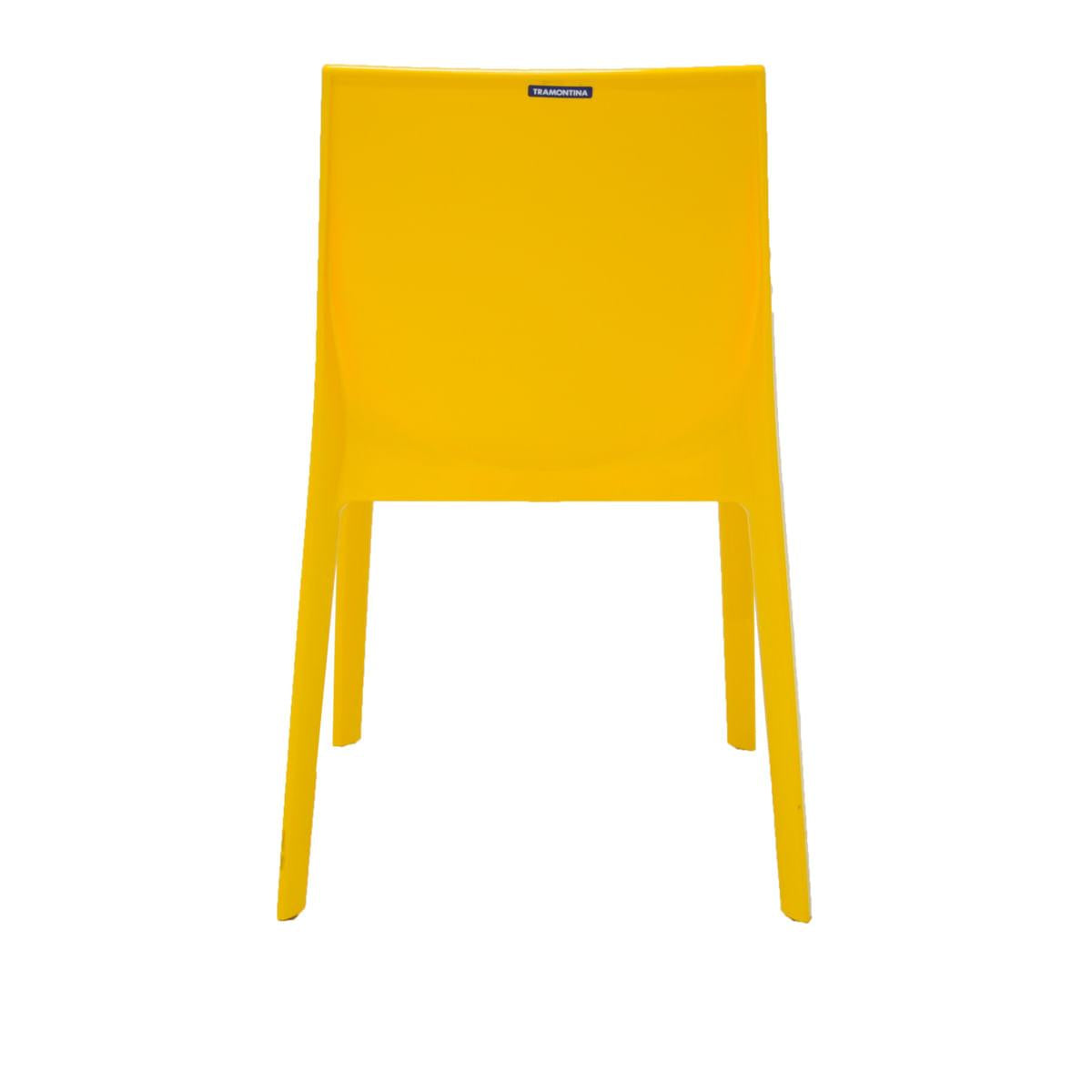 Cadeira Tramontina Alice Polida em Polipropileno Amarelo