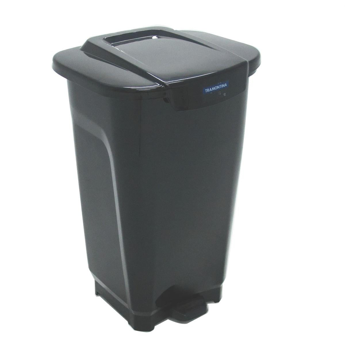 Lixeira T-Force 100 Litros Preta Tramontina 92814009
