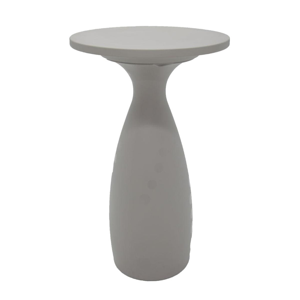 Mesa Tramontina Flut Alta em Polietileno Concreto 65x110 cm