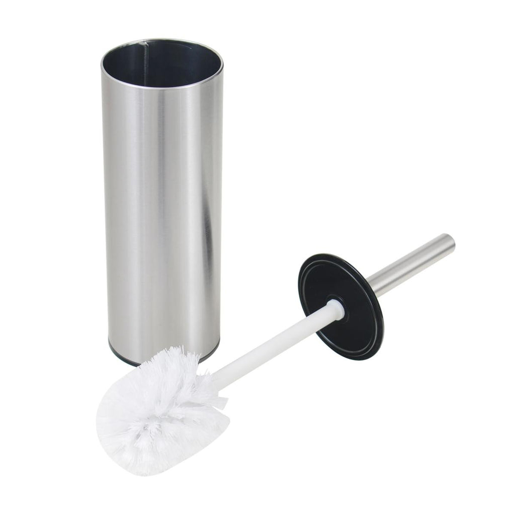Escova para Banheiro Tramontina em Aço Inox com Acabamento Scotch Brite