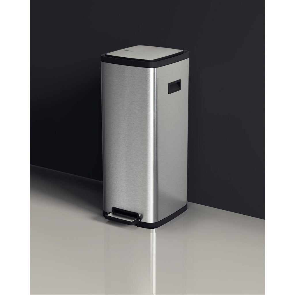 Lixeira Tramontina Octos 20 Litros em Aço Inox com Balde Removível e Pedal