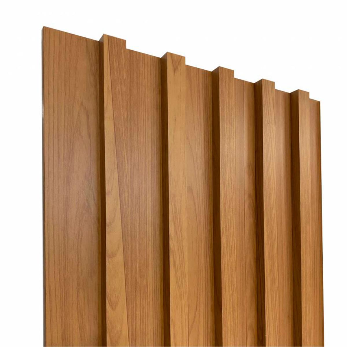 Painel Ripado em MDF 134x250 cm Freijó PA75JJ Dalla Costa