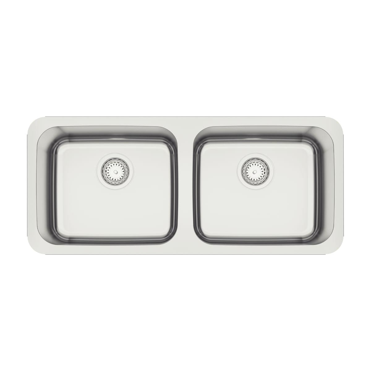 Cuba de Embutir Tramontina Dora Duo 2C 40 BL em Aço Inox Acetinado 89x39 cm