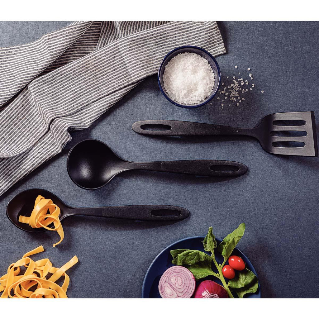 Jogo de Utensílios Tramontina Ability em Nylon Preto 3 Peças