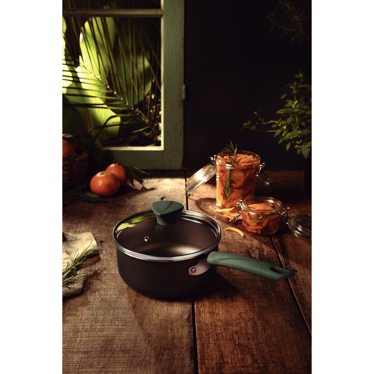 Panela Tramontina Lyf em Alumínio 18 cm 2,1 L Antiaderente Starflon Max Verde Natureza