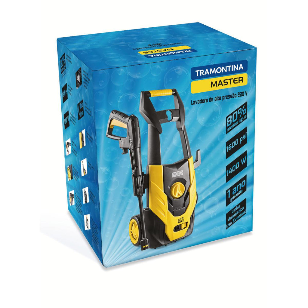 Lavadora de Alta Pressão Tramontina 1400 W 127V com Mangueira 3m Jato Regulável