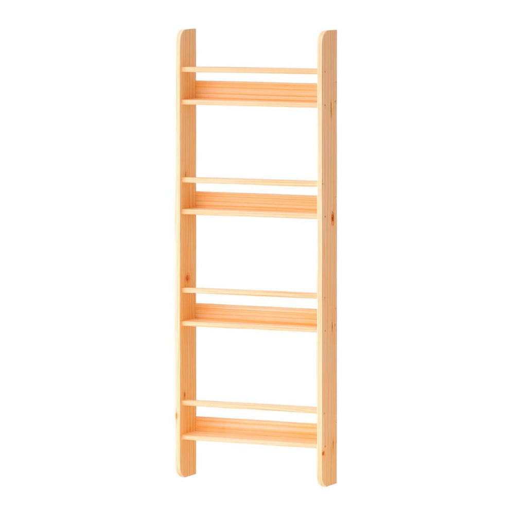 Estante de Parede para Livros 62x12x168 cm em Madeira Natural Marin Brasil