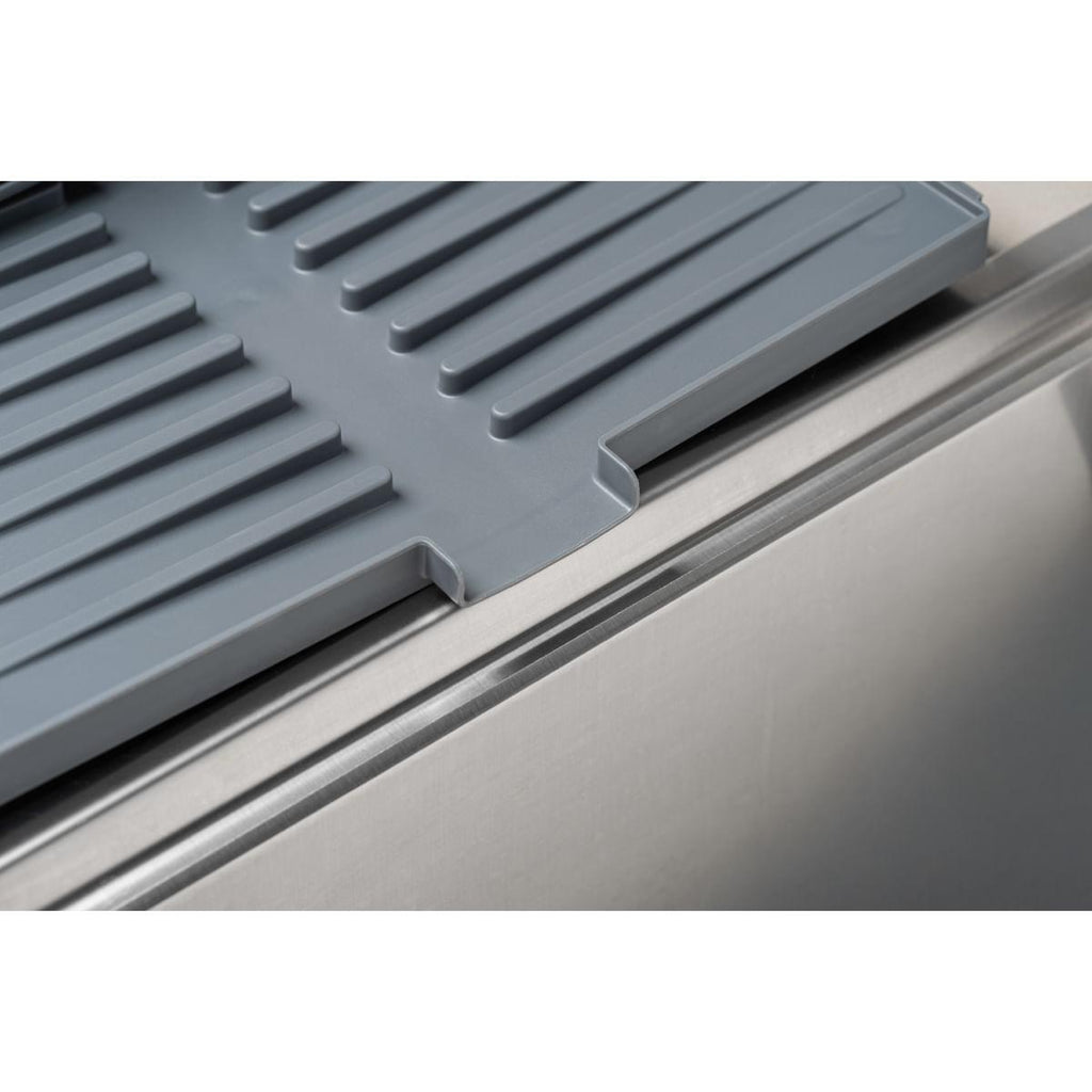 Escorredor de Louça Aço Inox e Polipropileno Grafite Marin