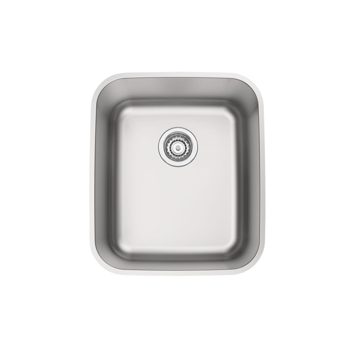 Cuba de Embutir Tramontina 34 x 40 cm Dora 34 BL em Aço Inox Acetinado com Válvula