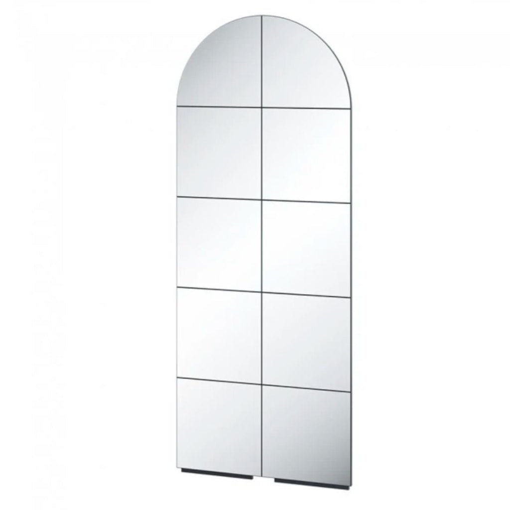 Painel Espelhado de Chão 72x182 cm Nature Preto ES25 Dalla Costa