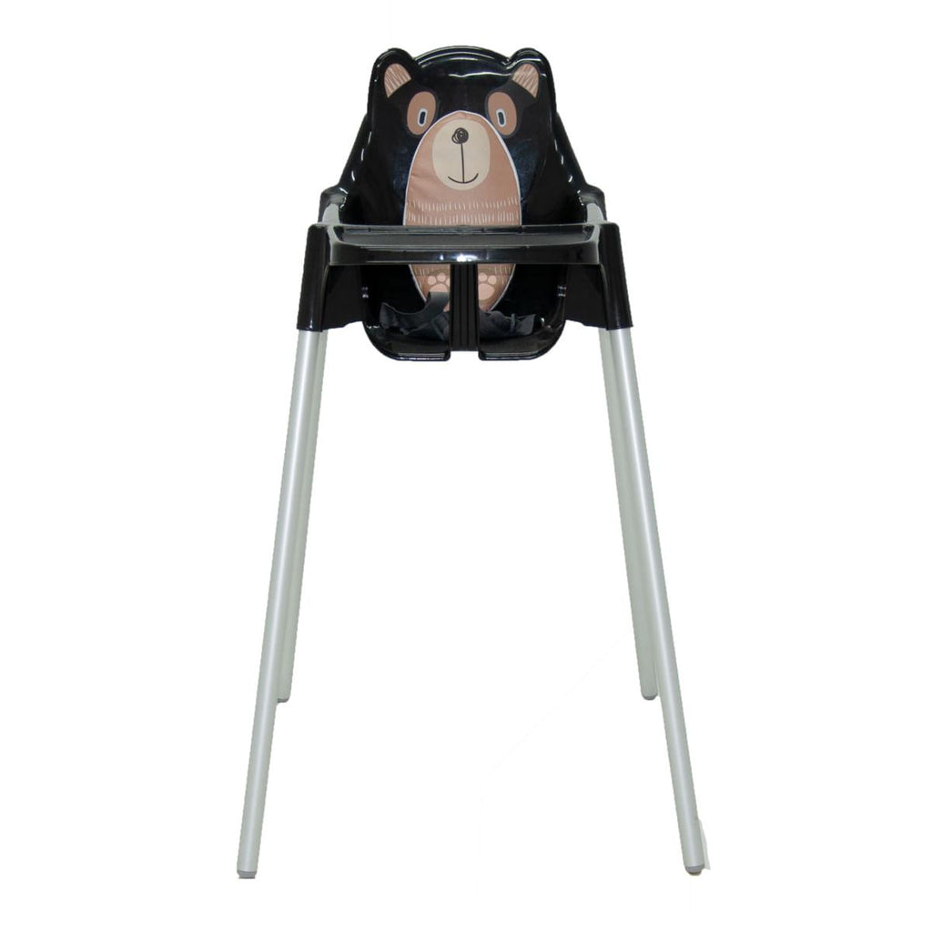 Cadeira para Refeição Infantil Tramontina Teddy em Polipropileno Preto