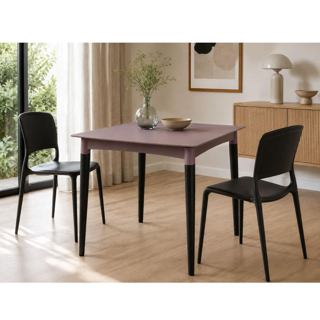 Mesa Tramontina Diana Camurça 70cm em Polipropileno com Pés de Madeira