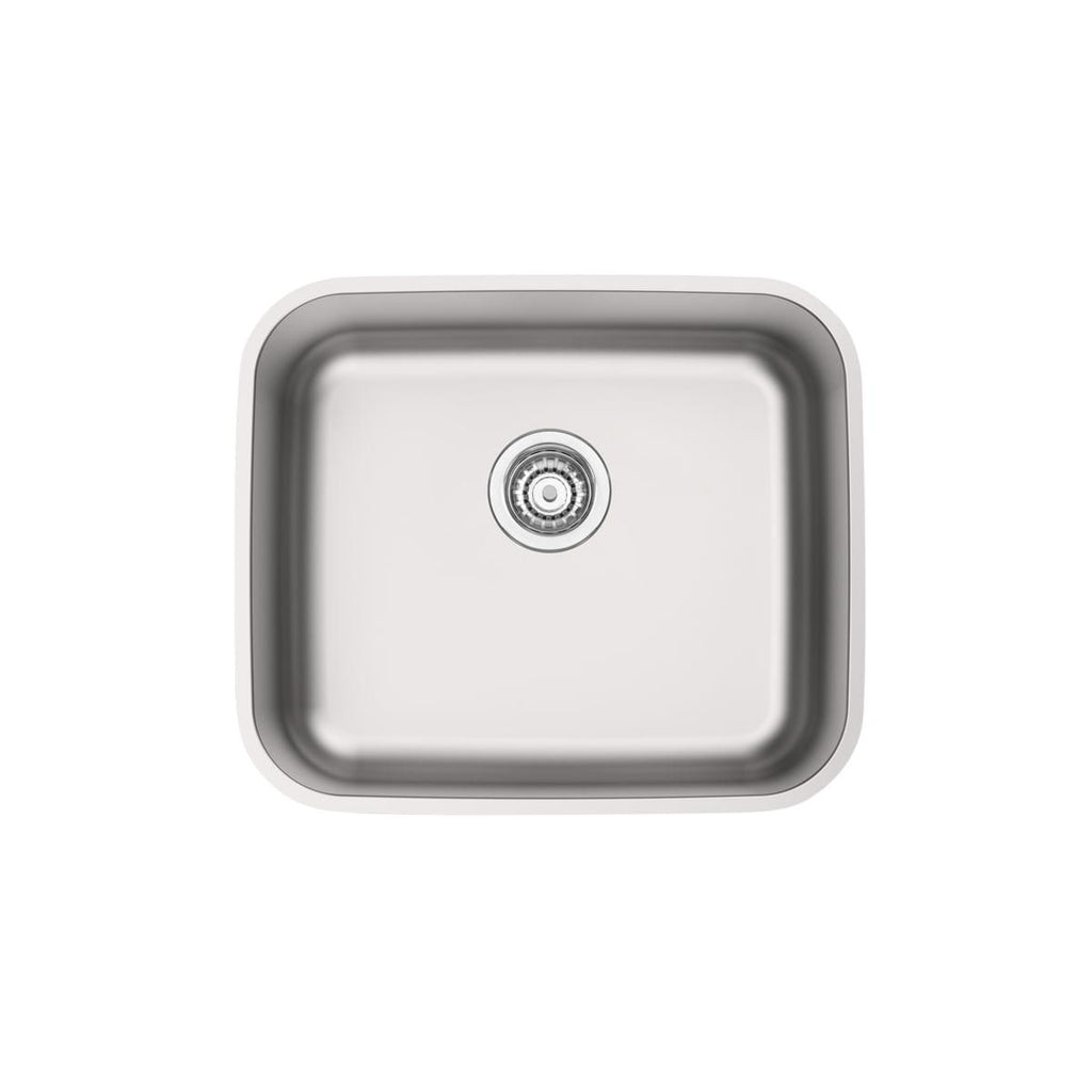 Cuba de Embutir Tramontina 40 x 34 cm Dora 40 BL em Aço Inox Acetinado com Válvula