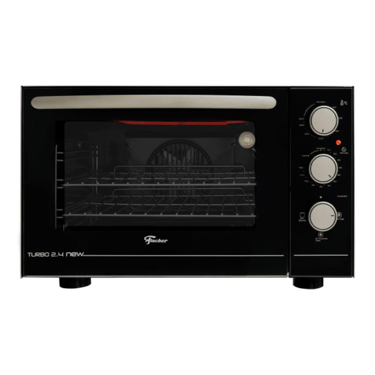 Forno Elétrico de Bancada Fischer Turbo 2.4 New 48 litros com Air Fryer 220V
